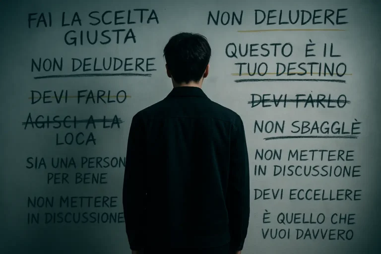 Anatomia di una scelta che non hai fatto